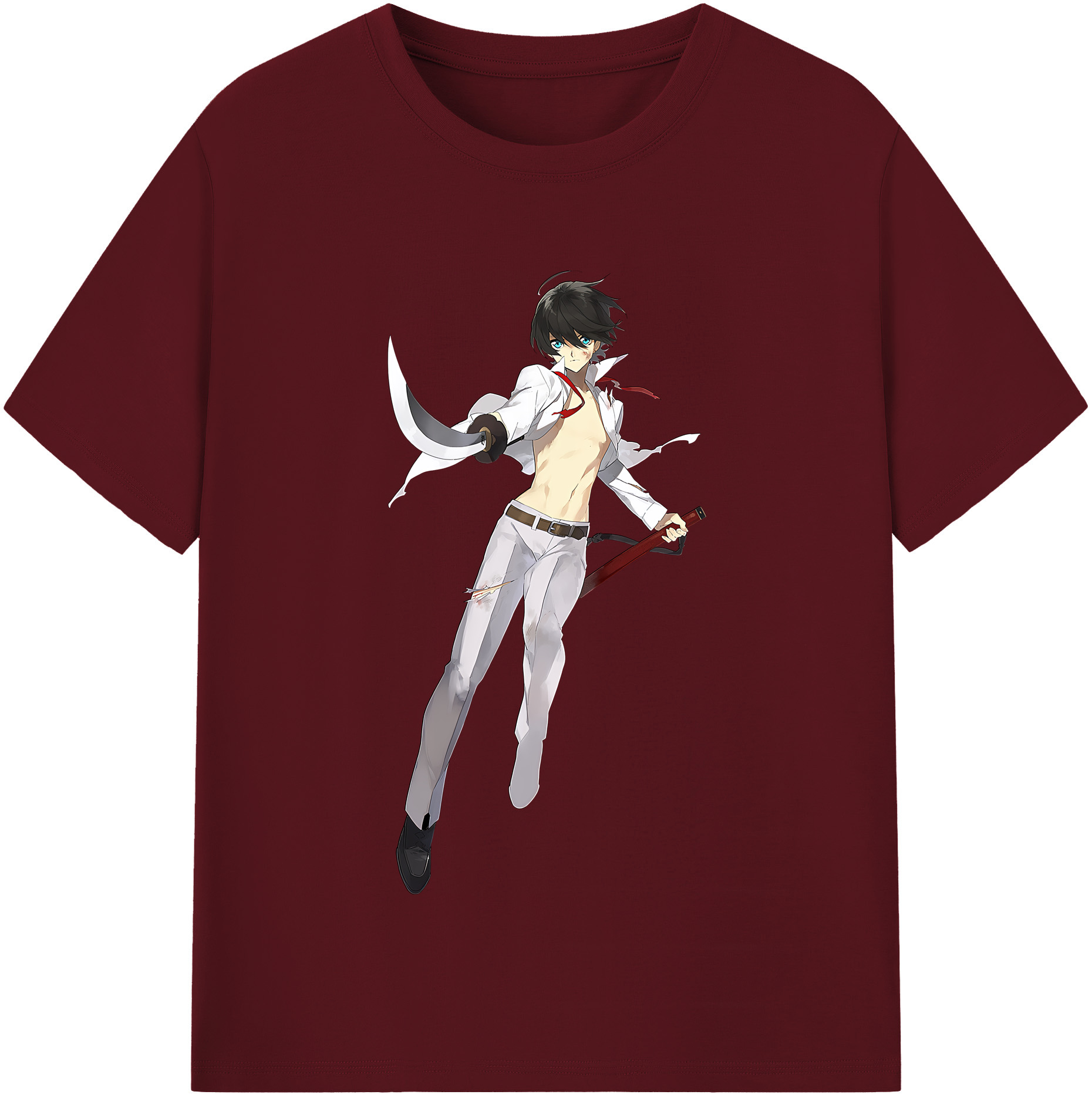 （画像用） 刀剣乱舞 Touken Ranbu 綿100％半袖Tシャツ（フロントプリント）